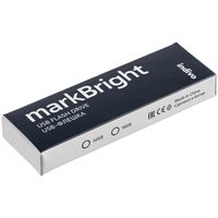 Флешка markBright с белой подсветкой